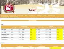 Tablet Screenshot of cooperfarmsgrain.com